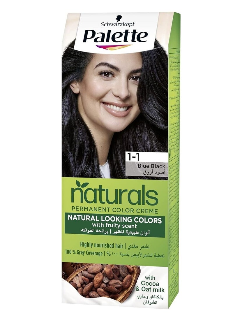 شوارزكوف كريم تلوين طبيعي دائم، 1-1 أزرق أسود - Image 1