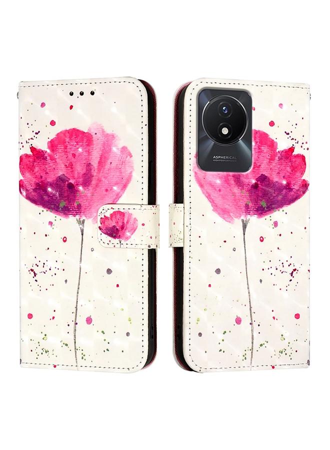 إيروريكس جراب لهاتف vivo Y02 / Y02A / Y02t / Y11 2023 جراب هاتف جلدي أفقي برسومات ثلاثية الأبعاد - Image 2