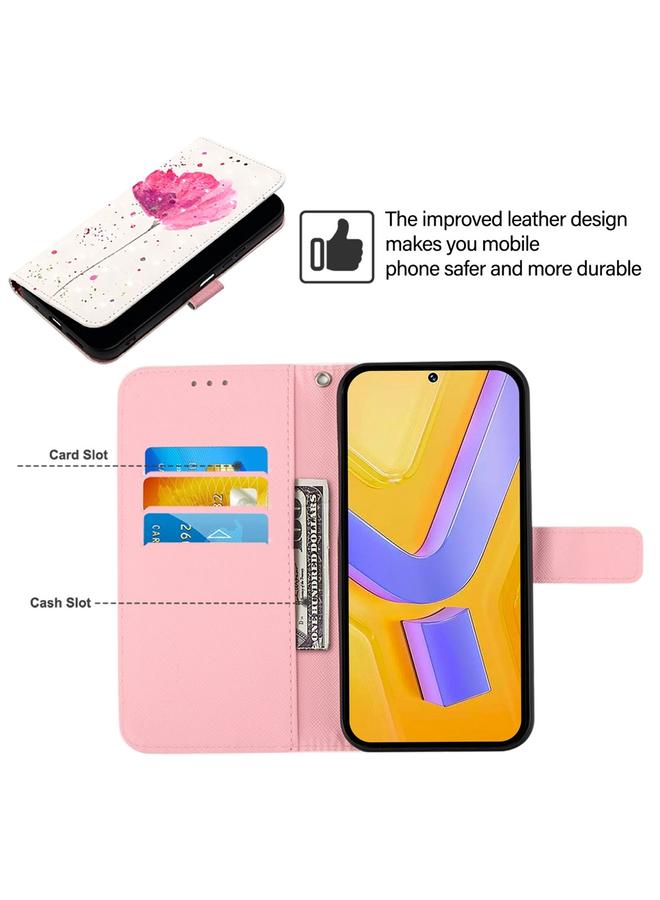 إيروريكس جراب لهاتف vivo Y02 / Y02A / Y02t / Y11 2023 جراب هاتف جلدي أفقي برسومات ثلاثية الأبعاد - Image 4