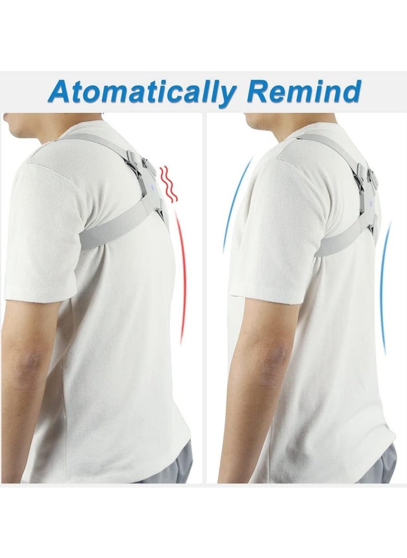 Generic Adjustable Smart Back Posture Corrector Back Intelligent Brace Support Belt  - Image 4