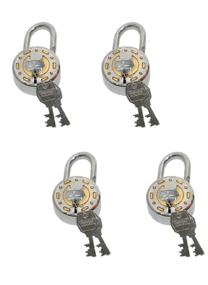 SATYAM Satyam Active 50MM7Levers 3 Keys Hardened Shackle Padlock4pc  - Image 1