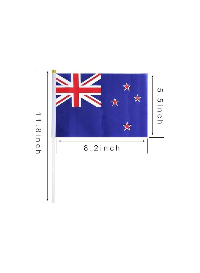 PRINTSHOP4ME Set of 10 Hand-Held Mini Country Flags - Perfect for Parades - Festivals and Party Decorations - Party Favors and Event Supplies - Image 2