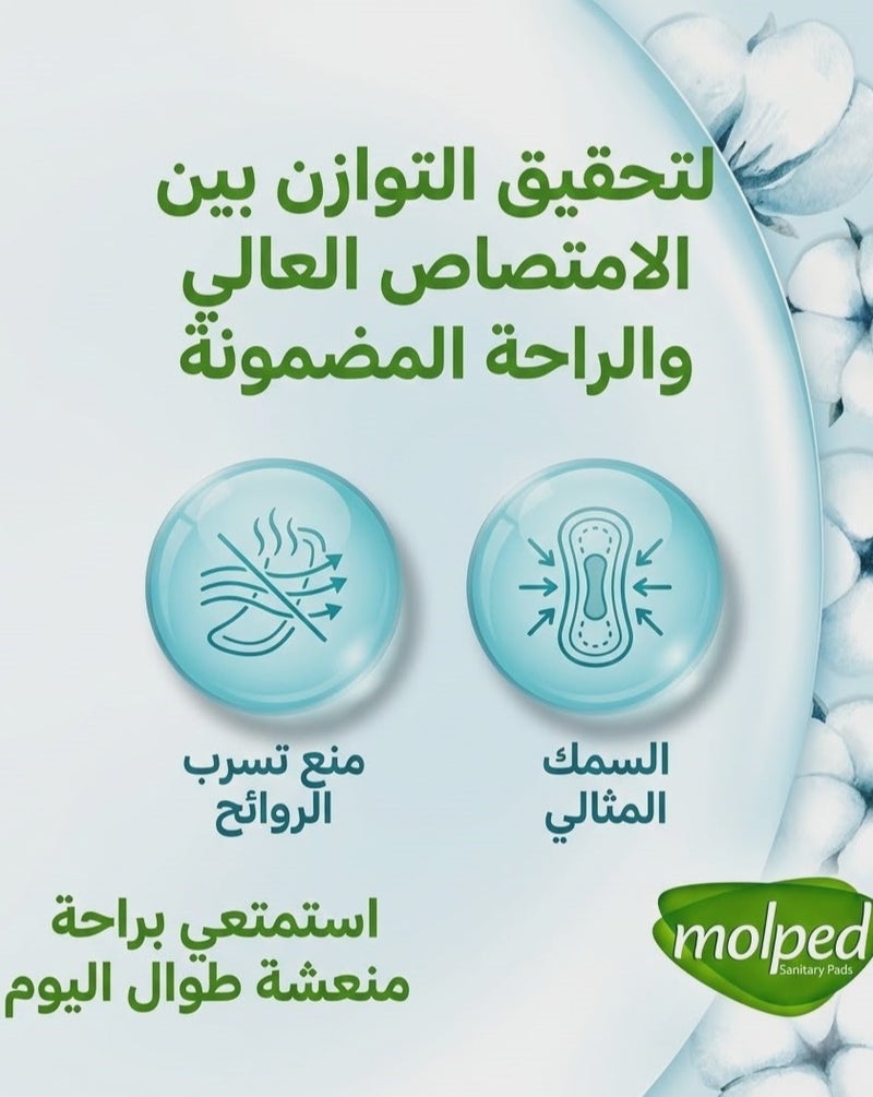 Molped Extra Hygiene - Family Pack - Long - 44 Pads - Image 2
