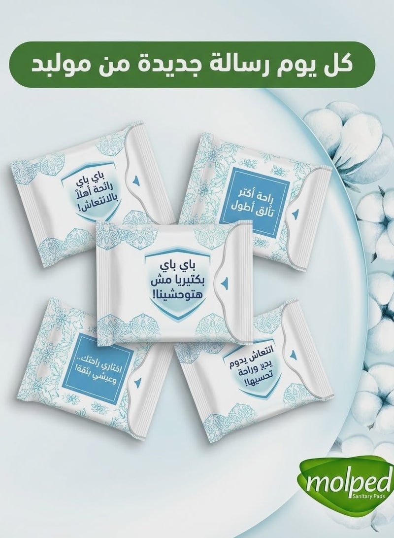 Molped Extra Hygiene - Family Pack - Long - 44 Pads - Image 3