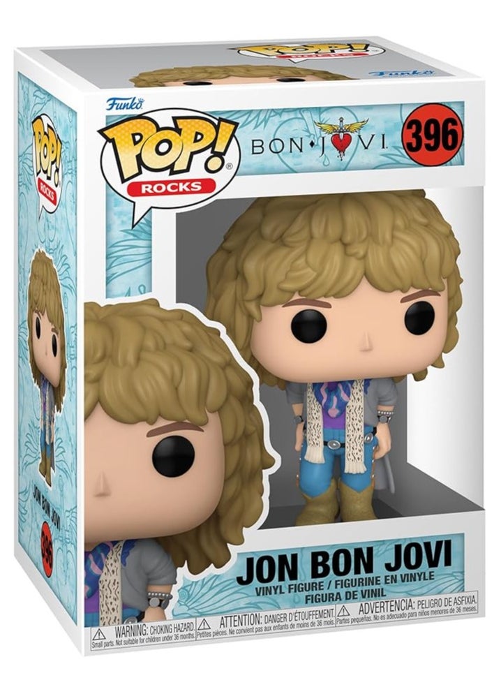 Funko Funko Pop! Music: Rocks - Jon Bon Jovi (1980's) #396  - Image 1