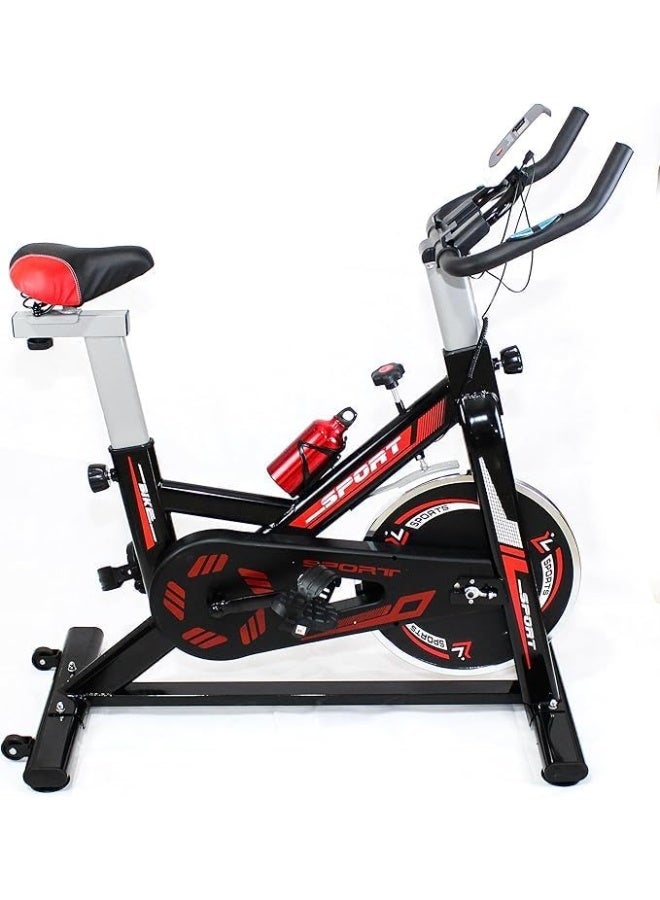 Exercise Bike for Fitness, Cardio and Strength Training - Adjustable Seat & Height - Water Bottle Holder - Ideal for All-Inclusive Home Training - Image 1