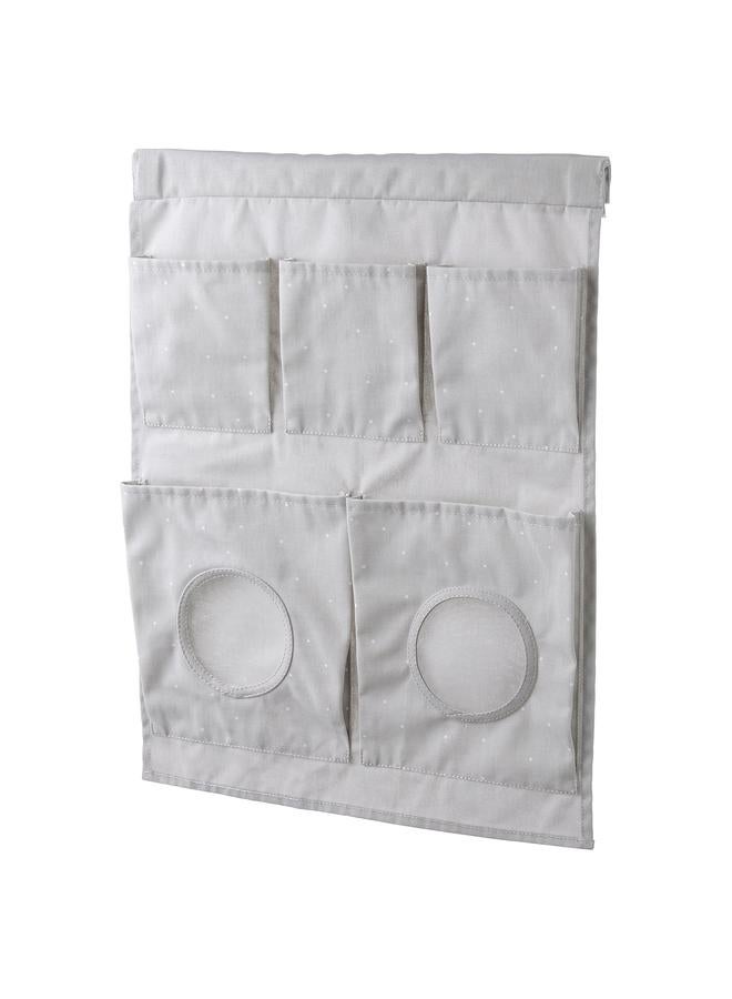 زبون وحدة تخزين معلقة، منقط/رمادي فاتح، 45×64 سم - Image 1