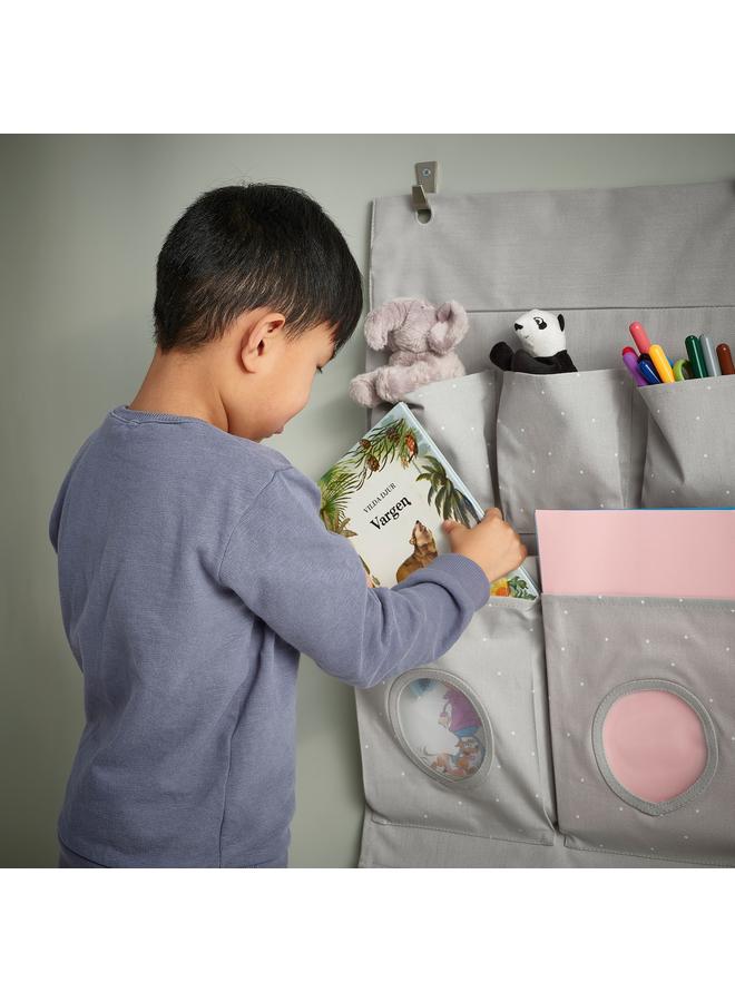 زبون وحدة تخزين معلقة، منقط/رمادي فاتح، 45×64 سم - Image 5