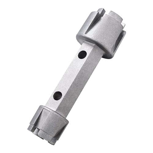HAUTMEC Tub Drain Remover Wrench Tool Heavy Duty Aluminum Shower Bathtub Drain Removal Tool PL0030 - Image 1