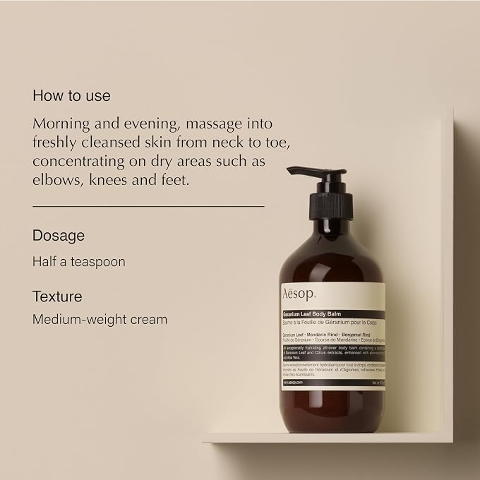 Aesop Geranium Leaf Body Balm 500 ml - Image 2