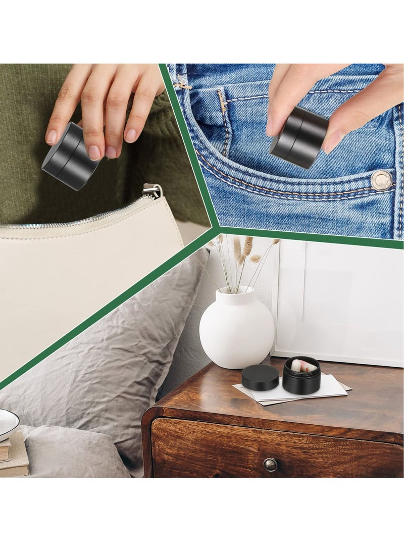 Excefore Portable Daily Pill Case, 4 Pcs Travel Pill Organizer with Sealing Ring Waterproof Pocket Pill Case for Outdoor Camping Travel Medicine Vitamin Holder EDC Container - Image 4