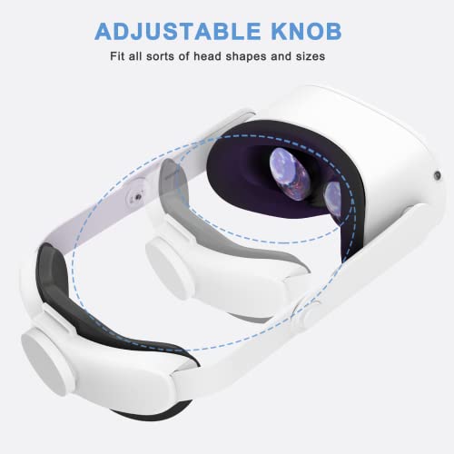 SUPERUS Head Strap for Meta Quest 2 VR - Elite Strap Replacement with Adjustable Hinge - Enhanced Comfort, Reduces Head Pressure - VR Accessories for Quest 2 - Image 4