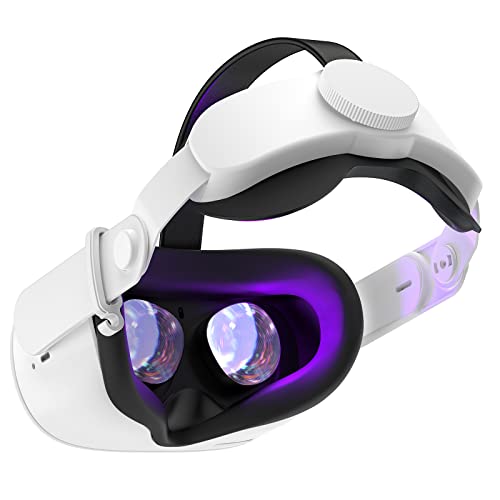 SUPERUS Head Strap for Meta Quest 2 VR - Elite Strap Replacement with Adjustable Hinge - Enhanced Comfort, Reduces Head Pressure - VR Accessories for Quest 2 - Image 1