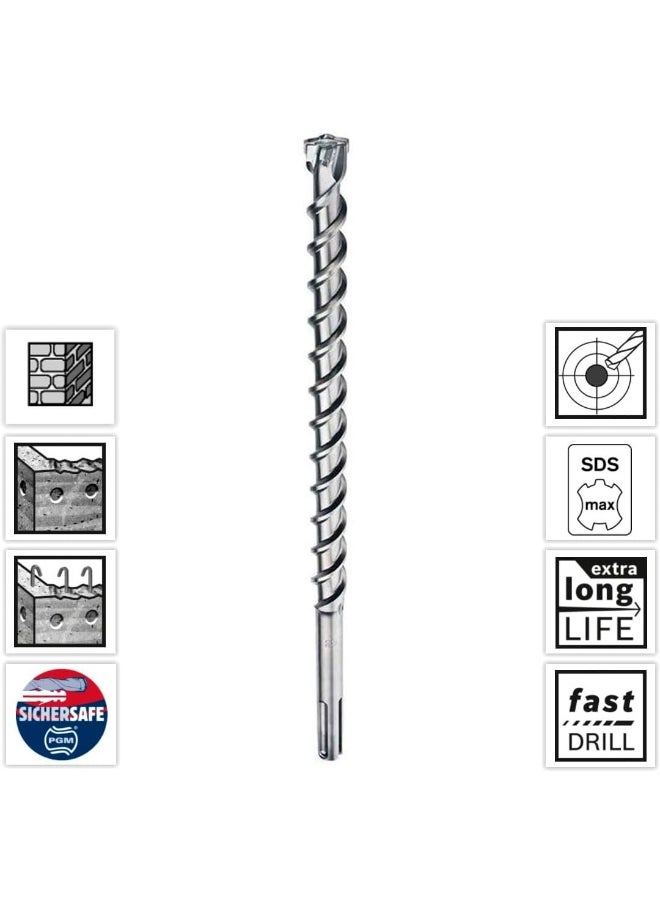 BOSCH - Bosch Professional 2608578619 Hammer Drill SDS max-8X for Hammer Drills Diameter 18 mm Working Length 200 mm - Image 1