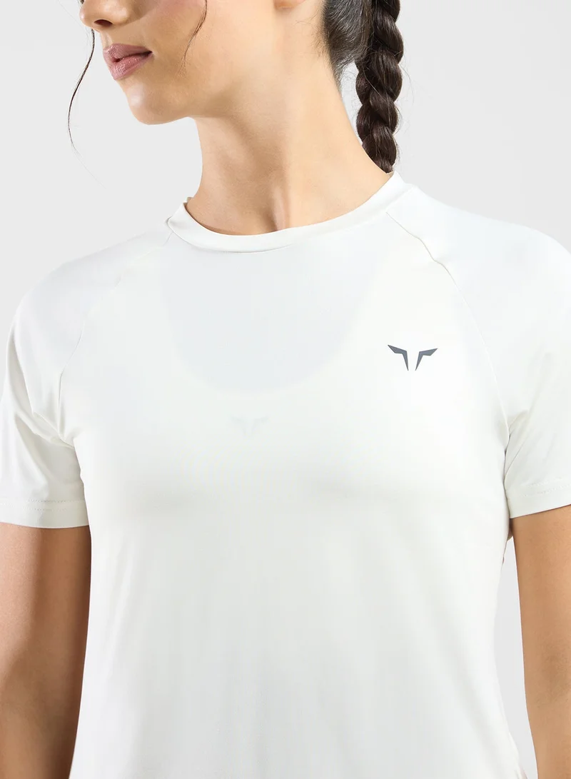 Squatwolf White Weightless Training T-Shirt for Women | Best Price UAE