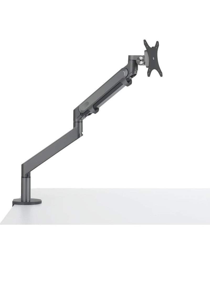 Single Gas Spring LCD Arm Desk VESA Bracket & Monitor Arm Stand for 10"-30" Screens: Tilt up 90° /down 85°, Swivel left/right 180°, 360° Rotation - Image 2