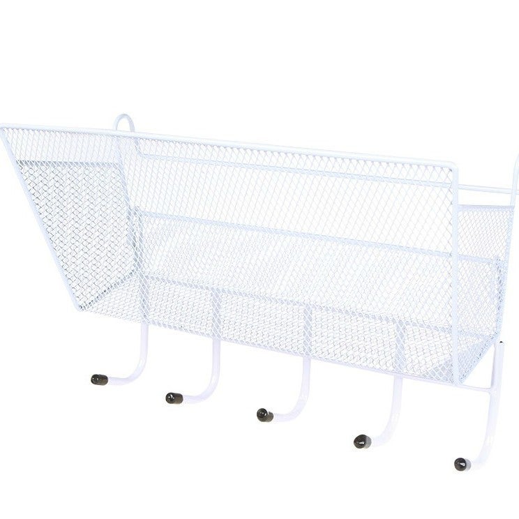 College Students' Dormitory Artifact Upper Bed Bedside Bedside Storage Rack Bedside Dormitory Hanging Basket Hook Female Dormitory - Image 1