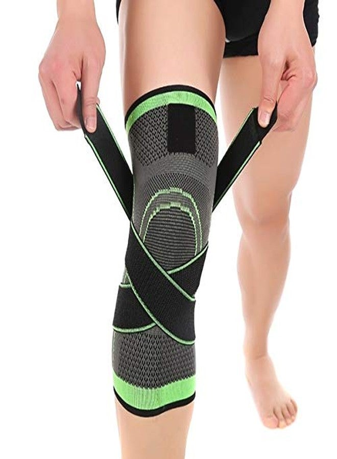 GymWar Knee Support for Joint Pain and Arthritis Relief, Improved Circulation Compression - Free Size - Single - Image 1