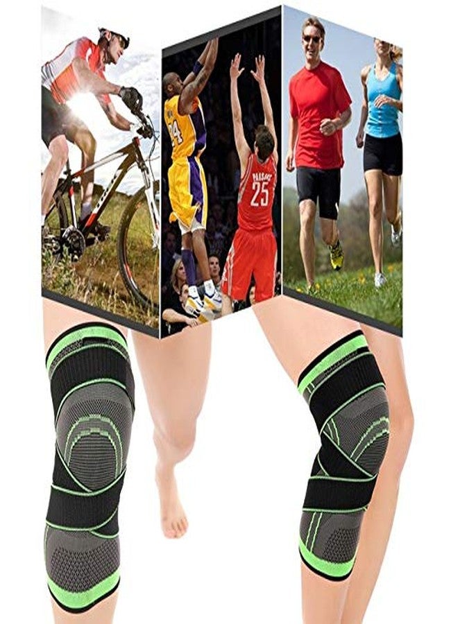 GymWar Knee Support for Joint Pain and Arthritis Relief, Improved Circulation Compression - Free Size - Single - Image 2