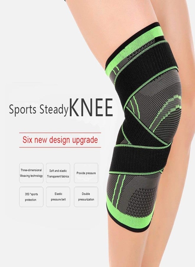 GymWar Knee Support for Joint Pain and Arthritis Relief, Improved Circulation Compression - Free Size - Single - Image 3