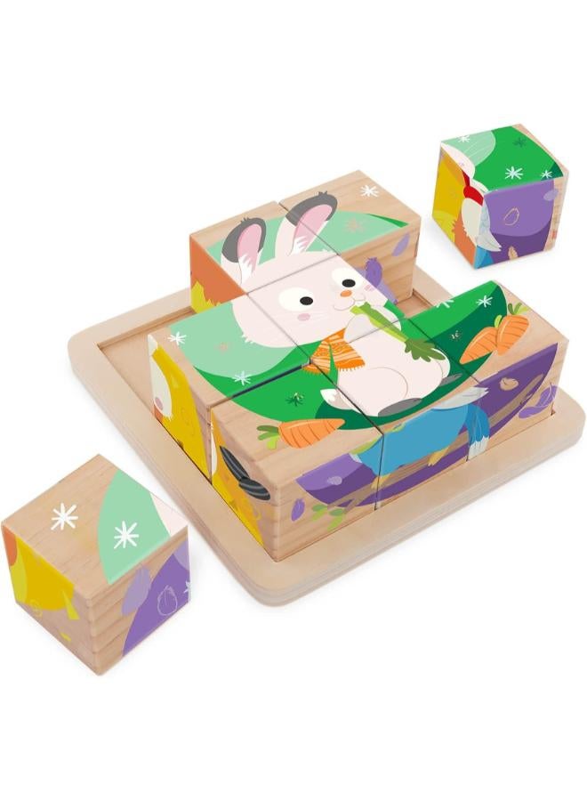 BATTAT 6-in-1 Puzzle Cubes: Pets - Image 1