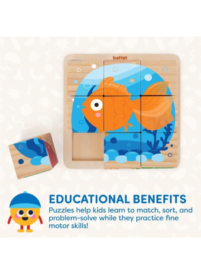 BATTAT 6-in-1 Puzzle Cubes: Pets - Image 2