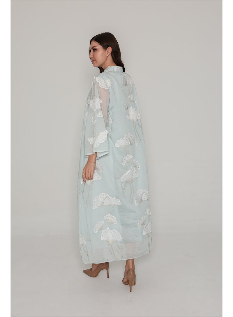 اكسا فستان منسدل نقوش زهور - Image 2