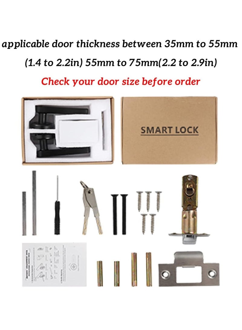 Smart Fingerprint Door Lock - Keyless Entry with USB Charging & Keypad, Ideal for Bedrooms, Offices & Private Spaces