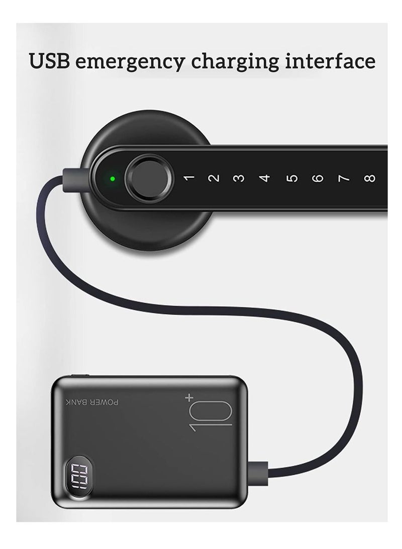 Smart Fingerprint Door Lock - Keyless Entry with USB Charging & Keypad, Ideal for Bedrooms, Offices & Private Spaces