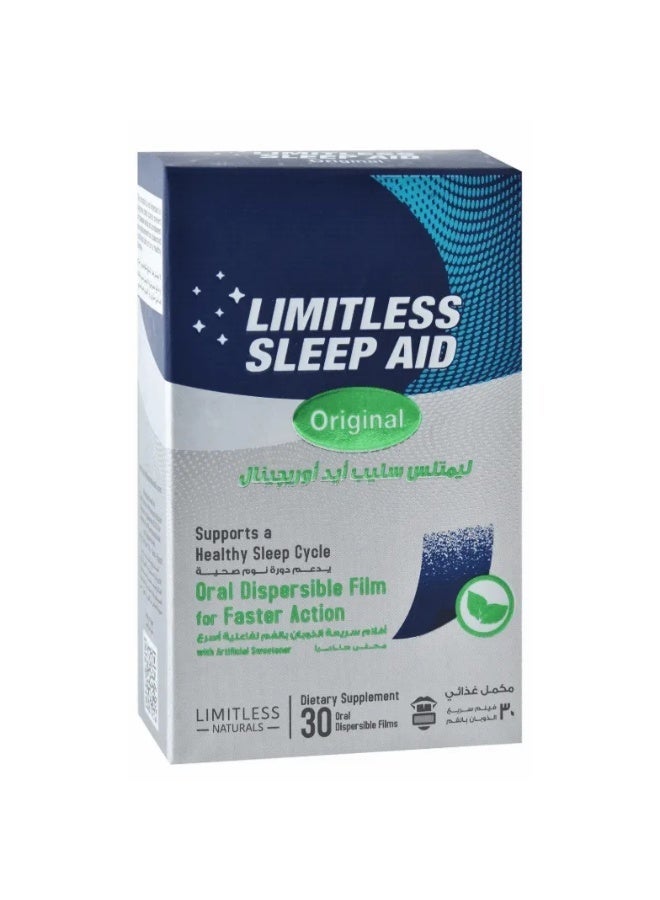 LIMITLESS SLEEP AID ORIGINAL 30 ORAL DISPERSIBLE FILMS