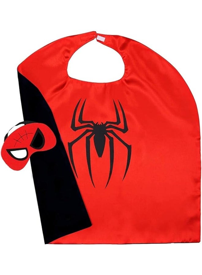 TRASSLE Superhero comic Cape and Mask for Kids, Toy for 3-9 Year Old Boys Girls Dress up Super Hero Costume for Halloween,27 * 27CM  - Image 5