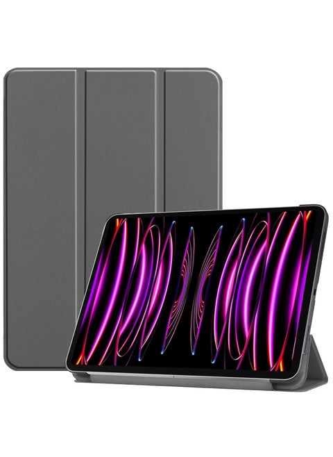 الحاوية الصلبة فائقة الرقيقة الحاوية الذكية لجهاز iPad Air 13 بوصة M2 (2024) / iPad Air 13 بوصة M3 (2025) ، Air 6 2024 (الجيل السادس) M2 13 بوصة ، التنبيه التلقائي / النوم الرمادي