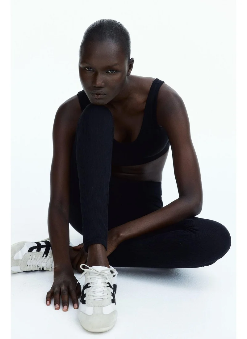H&M Seamless ribbed leggings