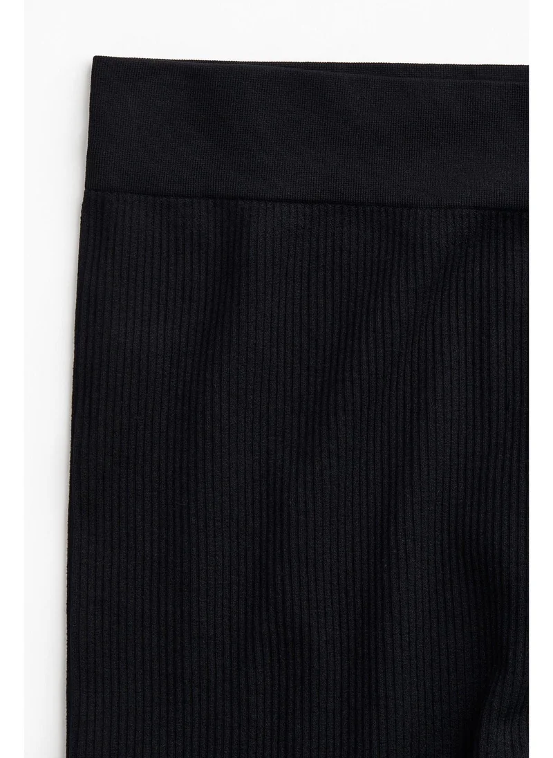H&M Seamless ribbed leggings