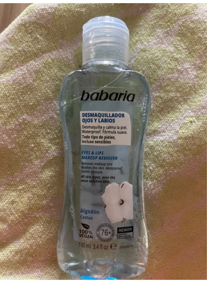 Babaria Biphasic Eye-Lip Make-Up Remover 100ml - Image 1