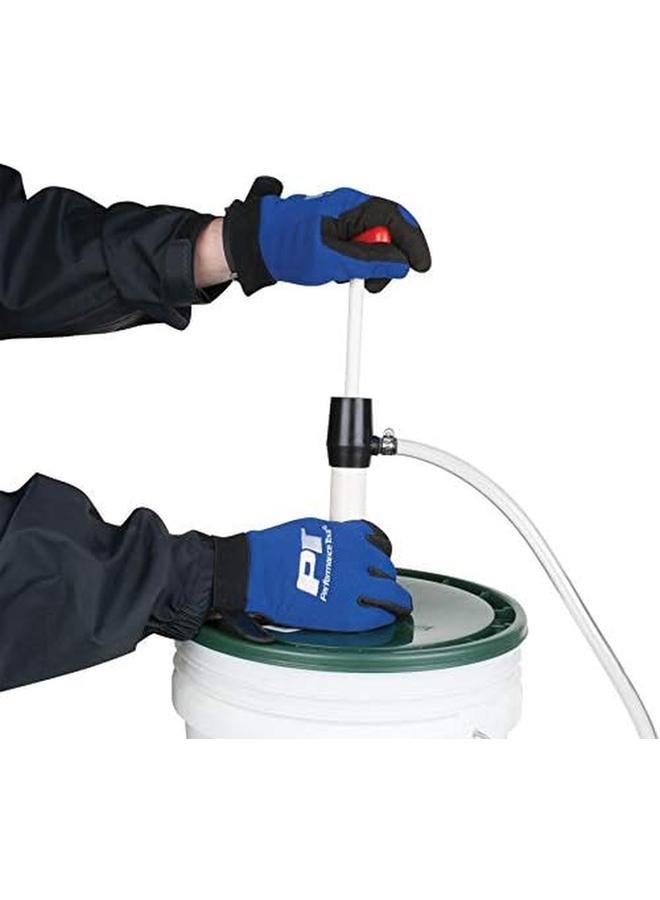 بيرفورمانس تول W54286 موزع مضخة سطل خرطوم فليكس لنقل السوائل دلاء بيضاء 5 جالون - Image 2