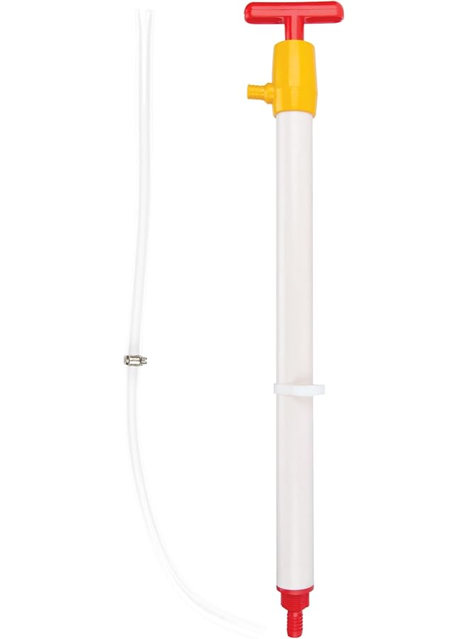 بيرفورمانس تول W54286 موزع مضخة سطل خرطوم فليكس لنقل السوائل دلاء بيضاء 5 جالون - Image 1