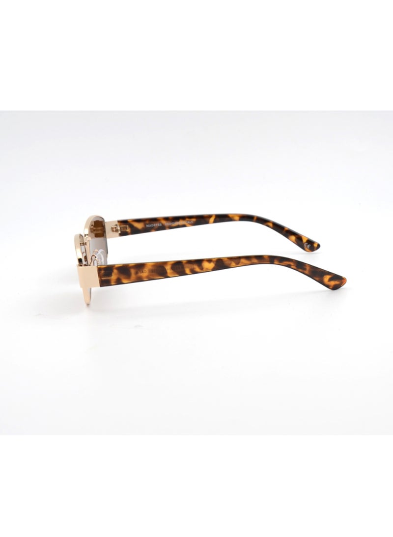 MADEYES نظارات شمسية للحماية من الأشعة فوق البنفسجية للرجال EE24M076-5 - ذهبية/ديمي - Image 3