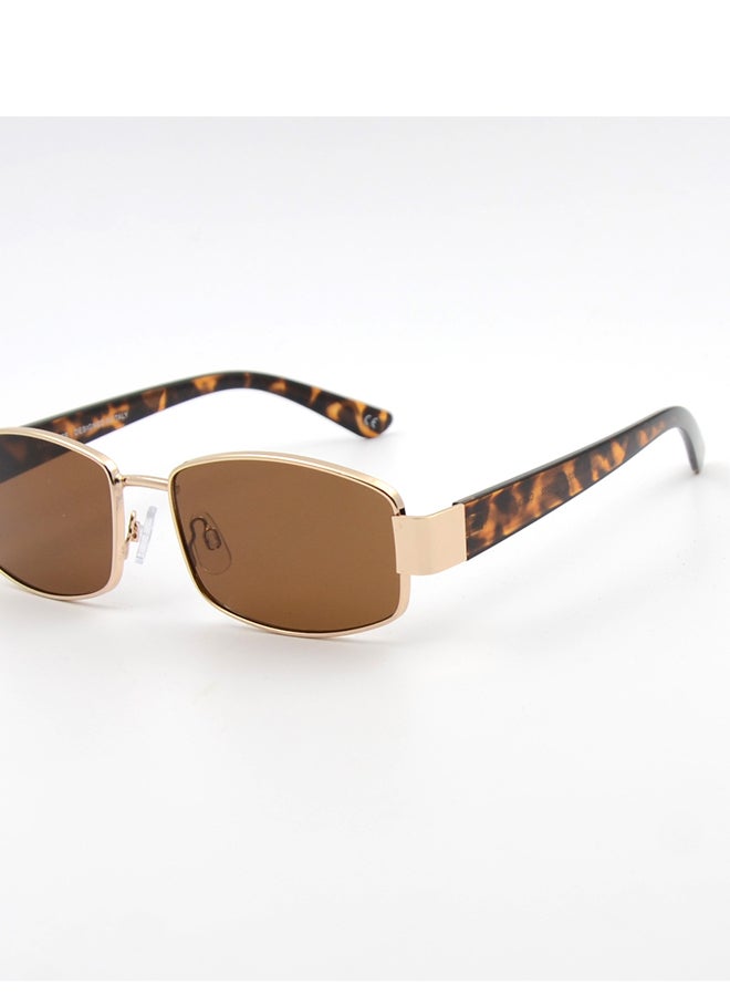 MADEYES نظارات شمسية للحماية من الأشعة فوق البنفسجية للرجال EE24M076-5 - ذهبية/ديمي - Image 2