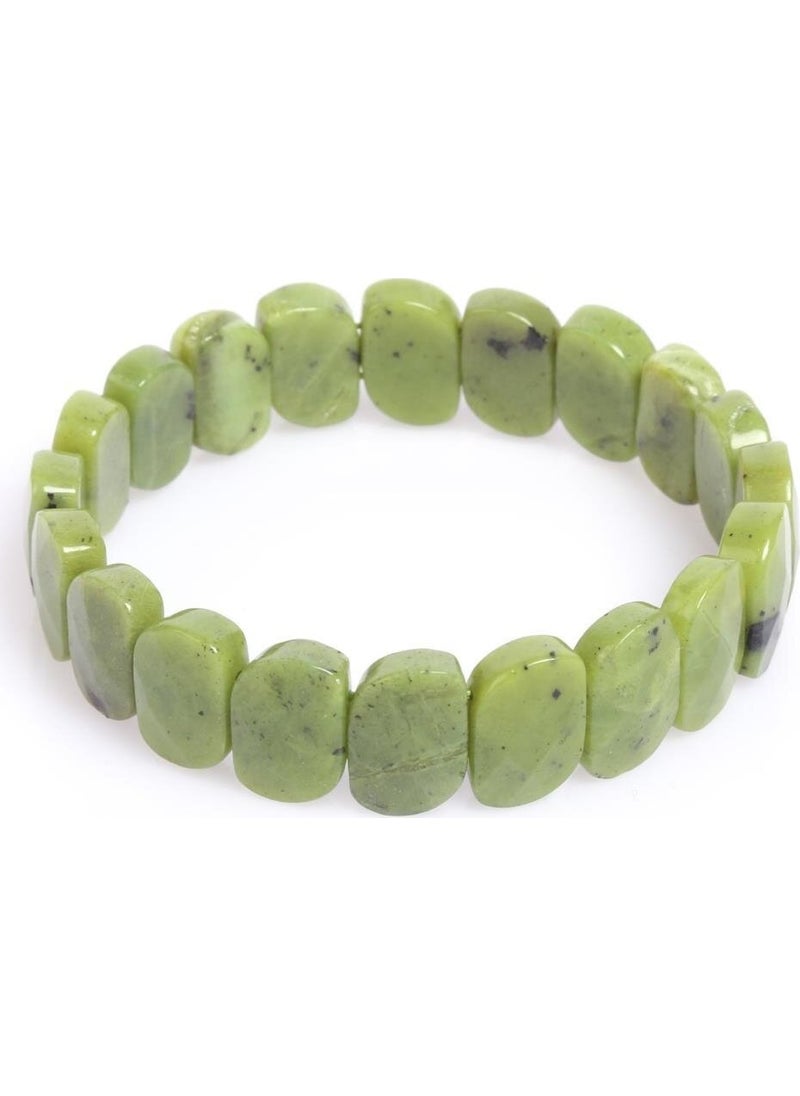 Natural Canadian Jade Stone Natural Stone Special Cut Elastic Bracelet - pzsku/ZA2117DDBA9C6CAEFCB4EZ/45/_/1725794870/8303785d-8d81-4d28-9b0a-f59d3eecedd3