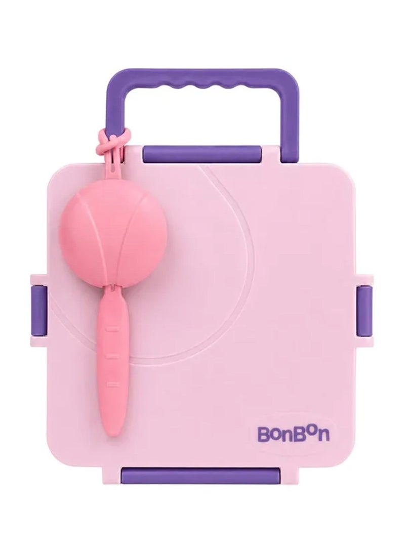 BonBon - Grand 3-4 Compartments Leakproof Lunchbox - Purple - Image 2