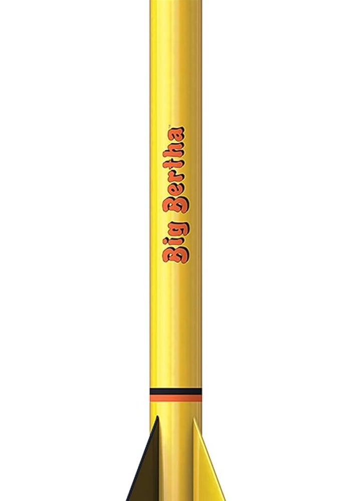Estes Big Bertha Model Rocket Kit - Classic Yellow Design with Parachute Recovery - Image 1