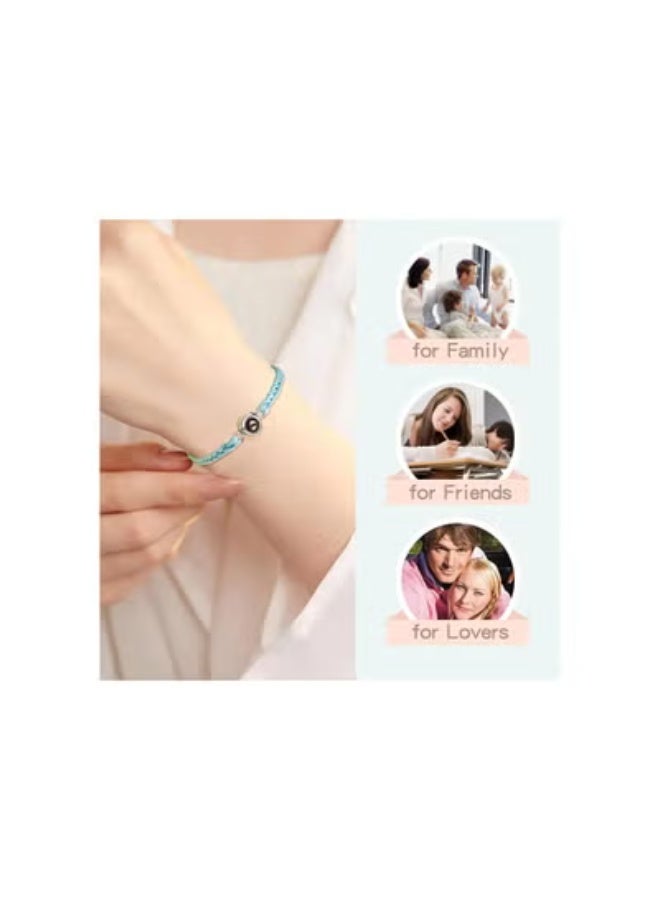 كلاراكو سوار مع صورة بداخله، سوار عرض صور دائري، أساور للأزواج مع صور، أساور متطابقة للأزواج، أساور الصداقة - Image 4