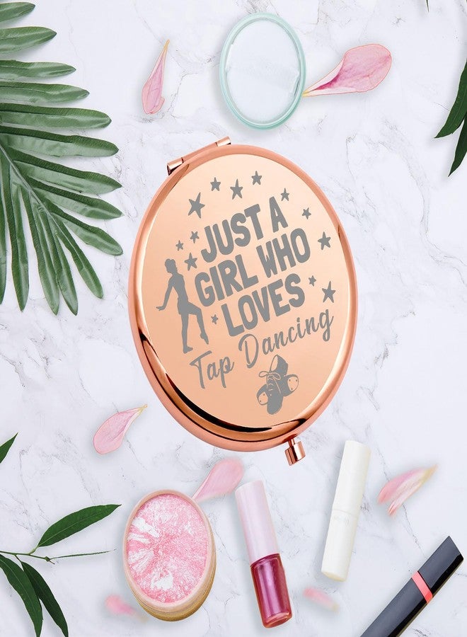 MYOSPARK Tap Dance Lover Gift Compact Makeup Mirror (Loves Tap Dance Mirror) - Image 3