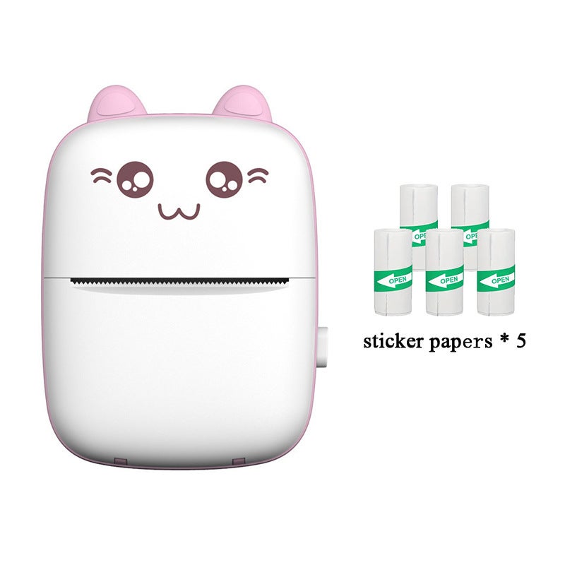 Mini Small Portable Printer Po Search Po Thermal Printing Student Wrong Question Factory - Image 1