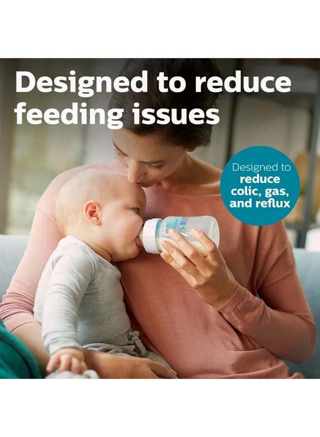 Philips Avent Pack Of 3 Anti-Colic Baby Bottle With Airfree Vent And Turtle Design, 260ml - Image 2