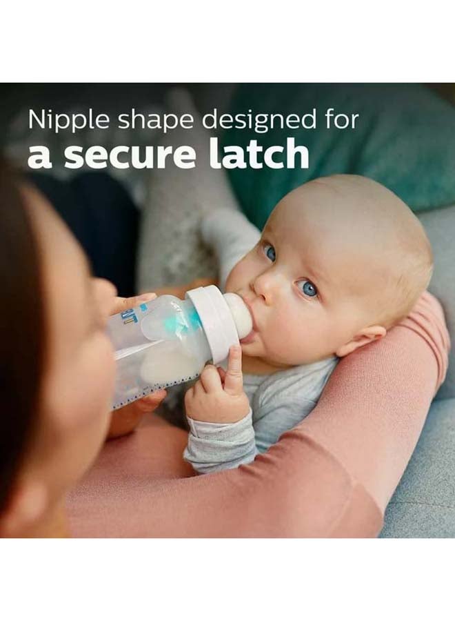 Philips Avent Pack Of 3 Anti-Colic Baby Bottle With Airfree Vent And Turtle Design, 260ml - Image 4