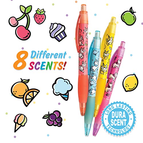 Scentco Mechanical Smencils - Patented Gourmet Scented Mechanical Pencils, 8 Count, Medium Point (0.7mm) (Unicorn) - Smelly Cute Fun School Supplies for Kids - Image 2
