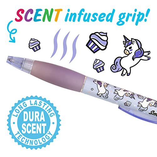 Scentco Mechanical Smencils - Patented Gourmet Scented Mechanical Pencils, 8 Count, Medium Point (0.7mm) (Unicorn) - Smelly Cute Fun School Supplies for Kids - Image 3