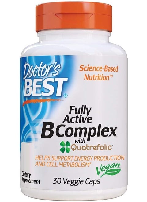 Fully Active B Complex - 30 Veggie Caps